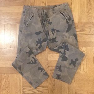 Joe's Camo Crop Boyfriend Jeans
